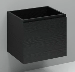 Kivu wastafelonderkast met 1 deur greeploos rechts 600 x 475 x 520 mm - raven oak KL2151