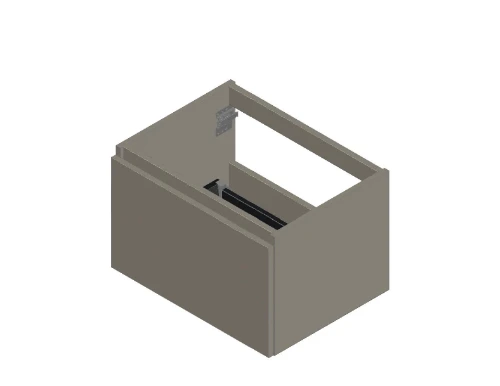 Klaire 39 - wastafelonderkast met 1 lade 600 x 435 x 390 mm - soft KL3000