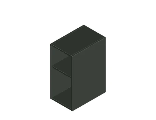 Klaire 65 - open rek 300 x 435 x 650 mm - moon verde KL3213