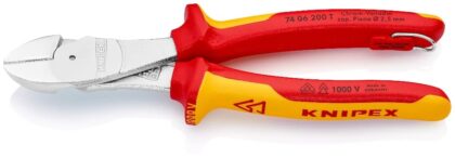 KNIPEX Kracht-zijsnijtang Tethered VDE 200mm Ø 2