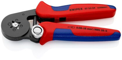 KNIPEX Zelfinstellende krimptang voor adereindhulzen