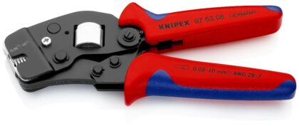 KNIPEX Zelfinstellende krimptang voor adereindhulzen