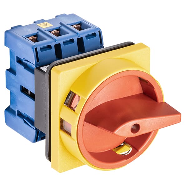 KRAUS & NAIMER Nood/Uitschak. 3polig 0-1 25A 4 gats IP66 Verg Gr 70010033