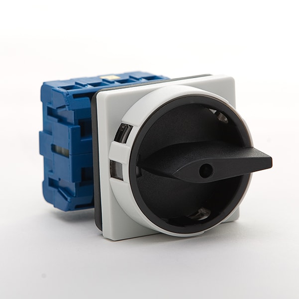 KRAUS & NAIMER Hoofdschak. 4polig 0-1 25A 4 gats IP66 vergr. Z/G 70014347