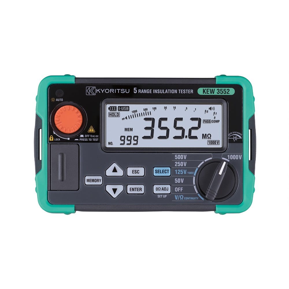 KYORITSU Digitale isolatiemeter 50/...1000 + geheugen A11004457