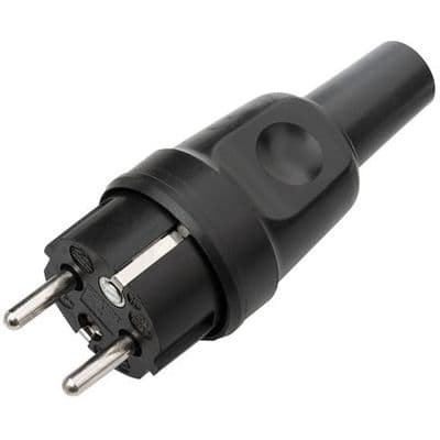 Kalthoff Stekker in rubber 10/16A 250V met randaarding 0341GU
