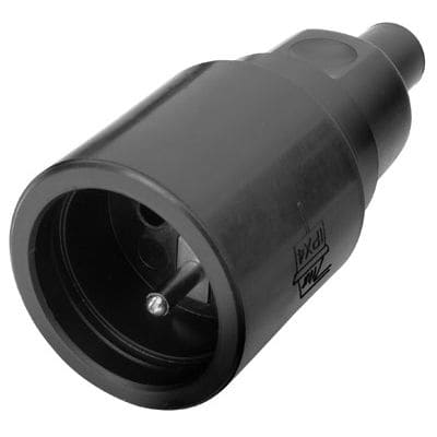Kalthoff Koppelstekker in rubber 10/16A 250V met aarding