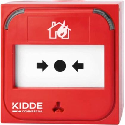Kidde Commercial Rode conv drukknop