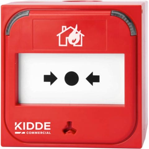 Kidde Commercial Rode conv drukknop