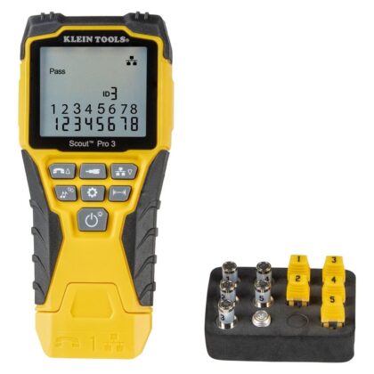 Klein Tools SCOUTPRO 3 VDV Tester met 5 afstandsmodules A81000254