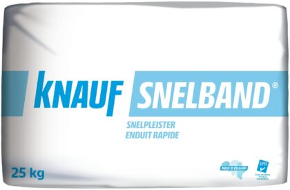 Knauf Gipspleister - Snelband - zak 25kg - Volledige zak in één keer verwerken! 00023990