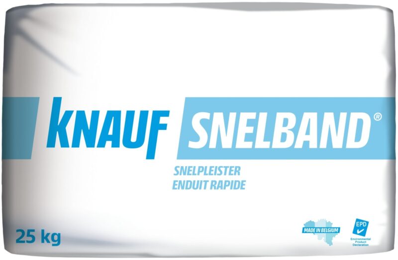 Knauf Gipspleister - Snelband - zak 25kg - Volledige zak in één keer verwerken! 00023990