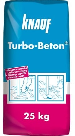 Knauf Snelbindende en -hardende mortel - Turbo-Beton - zak 25kg 00077658