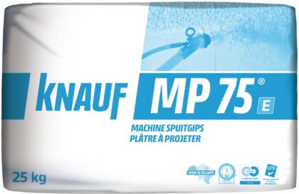 Knauf Spuitgips voor wanden en plafonds - MP 75 - zak 25kg 00856688
