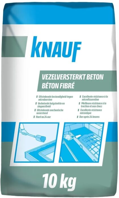 Knauf Vezelversterkt beton 10kg 00872034