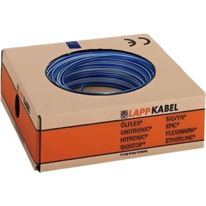 LAPP CABLE VTBs H05V-K draad pvc soepel 500v Eca 70°c donkerblauw/wit 0
