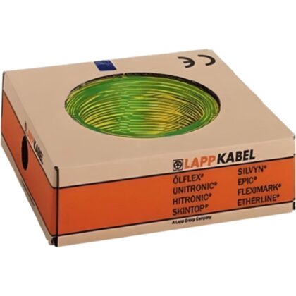 LAPP CABLE VOBs H07V-K draad pvc soepel 750v Eca 70°c geel/groen 6mm² 4520004/1