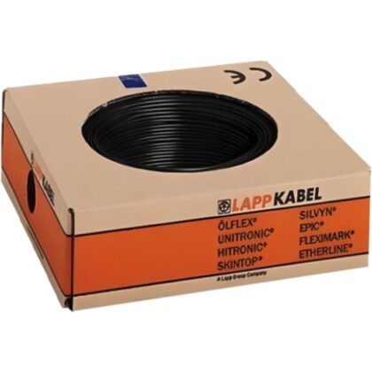 LAPP CABLE VOBs H07V-K draad pvc soepel 750v Eca 70°c zwart 6mm² 4520014/100