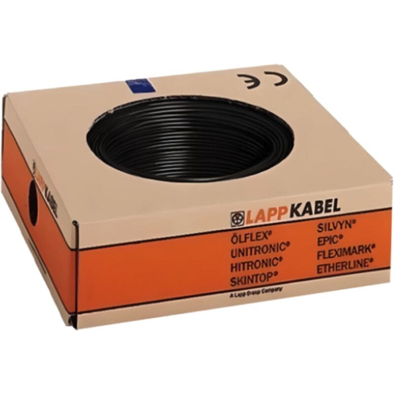 LAPP CABLE VOBs H07V-K draad pvc soepel 750v Eca 70°c zwart 6mm² 4520014/100