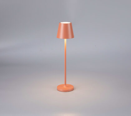 LEDLAB Julie 2200/2700/3000K touchdim incl laadbasis en adapter baksteen rood 002062042304_