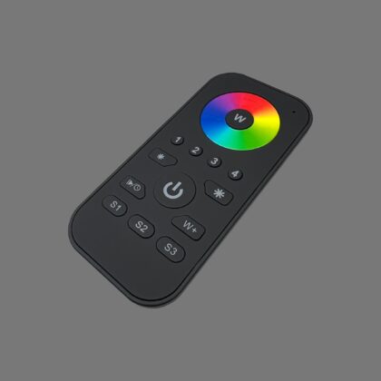 LEDLAB 4 CHANNEL HANDHELD RF RGB/W DIMMING CONTROLLER - BLACK 900361001324