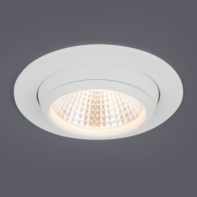 LEDLAB Splendor round LED 8W 2700K 40° IP20 CRI90 richtbaar wit 230V SPLERODIWWWWHST