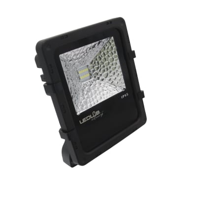 LEDLAB TROOPER V2 floodlight - 10W - 6000K - 1024lm - alu - IP65 - 100° - zwart TR2O10WXCOWBLGR