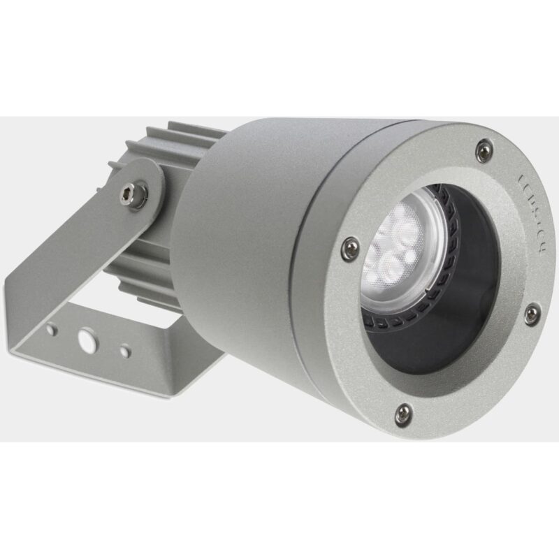LEDS-C4 Spotlight IP65 Hubble GU10 Aluminium GU10 8 Grey 224lm 05-9416-34-37