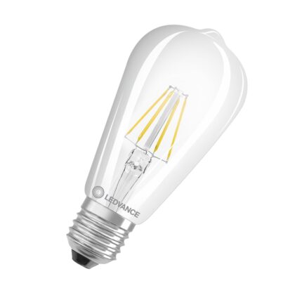 LEDVANCE LED CLASSIC EDISON DIM CRI 90 S 5.8W 940 Clear E27 4099854062483