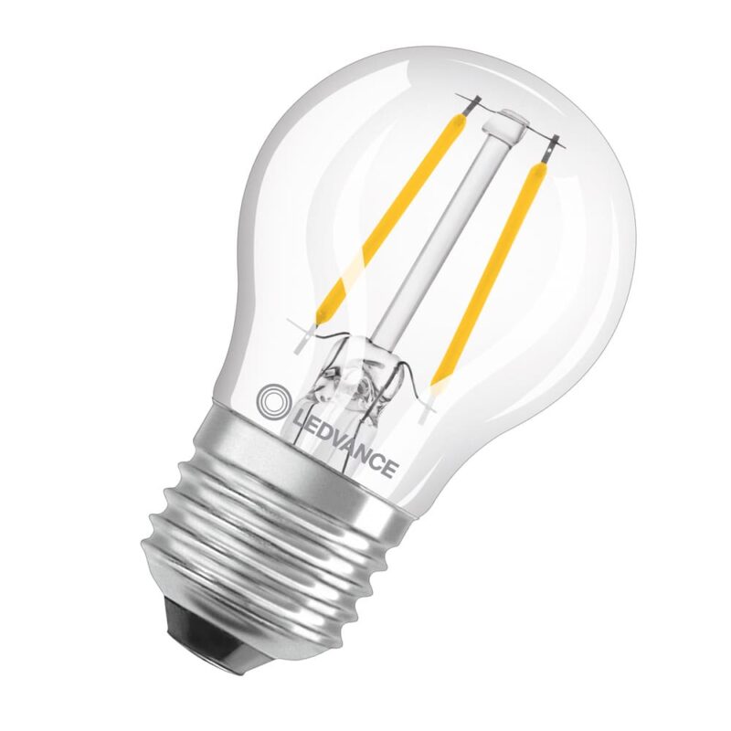 LEDVANCE LED CLASSIC P P 1.5W 827Clear E27 4099854069253