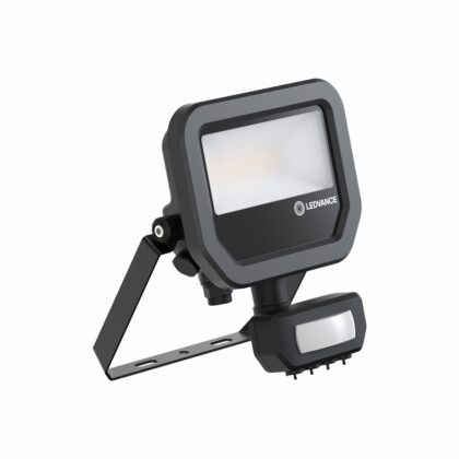 LEDVANCE FLOODLIGHT SENSOR 10 8W 1K2LM 830 PS SY100 BK 4099854306747