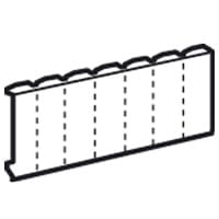 LEGRAND Afdekstrip - 13 modules - XL³ wit RAL 9010 001662