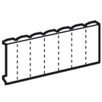 LEGRAND Afdekstrip - 18 modules - XL³ grijs RAL 7035 001665