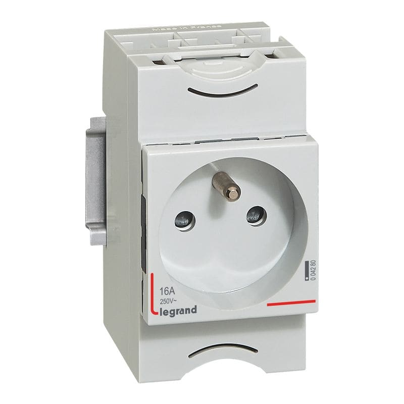 LEGRAND Contactdoos 10/16 A - 250 V 2P+A - 2