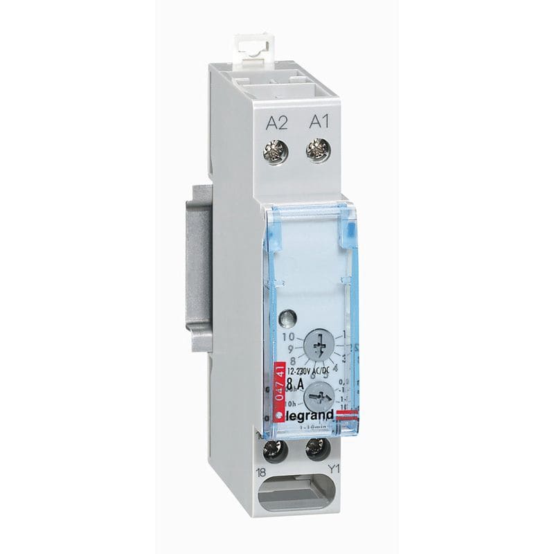 LEGRAND Tijdrelais 8 A - 250 V - 1 module - vertraagd bij het openen 004741
