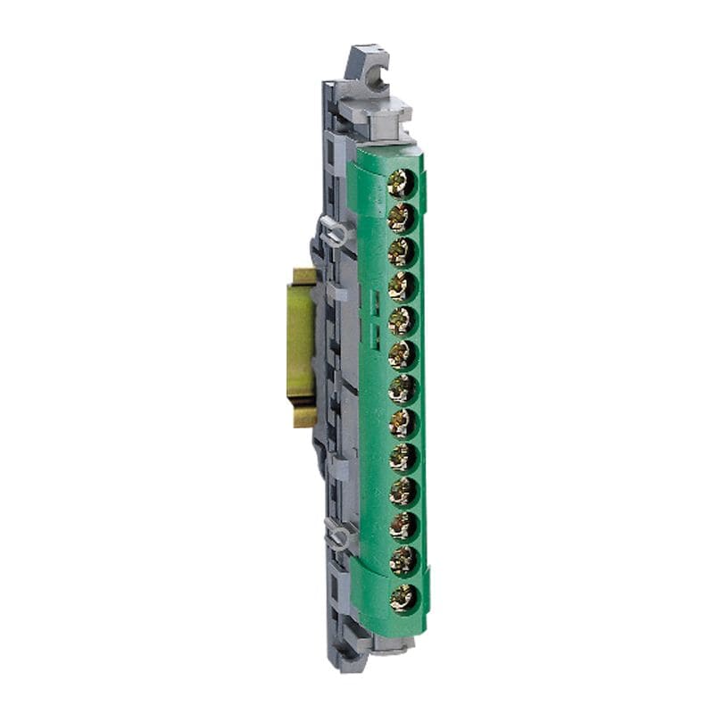LEGRAND Aardingsklemmenblok - 113 mm IP2x - 12x16 + 1x25mm² - groen 004834