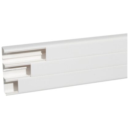 LEGRAND DLP design kabelgoot 50x220 mm 3 compartimenten - 2 m - wit - deksel 010428