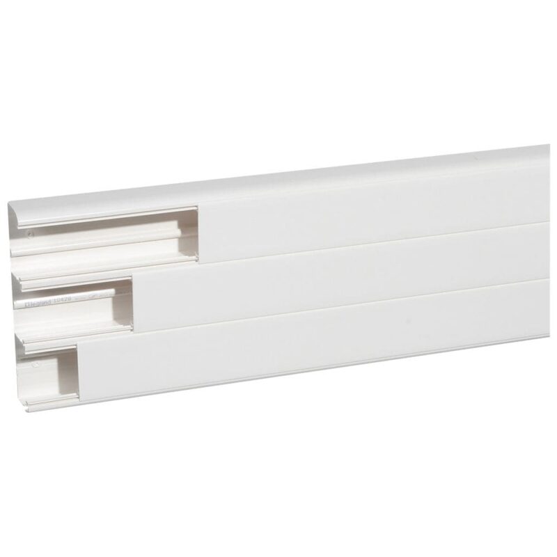 LEGRAND DLP design kabelgoot 50x220 mm 3 compartimenten - 2 m - wit - deksel 010428