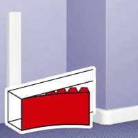 LEGRAND Volledig hoekdeksel breedte 85 mm voor DLP design 65 x 195 mm 010522