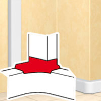 LEGRAND Hoekaftakking hoogte 65mm DLP design 010764