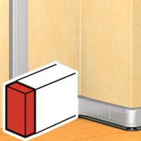 LEGRAND Einddeksel voor DLP aluminium 50 x 105 mm - dekselbreedte 85 mm 011158