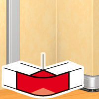 LEGRAND Buitenhoek 50x105 deksel 65mm DLP alu 011231