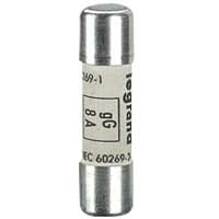 LEGRAND Cilindrisch smeltpatroon gG 10x38 8A HPC zonder verklikker 500V 100kA 013308
