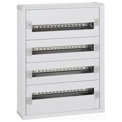 LEGRAND Wandkast XL³ 160 - 4 rijen gebruiksklaar - kunststof - 96 modules 020054