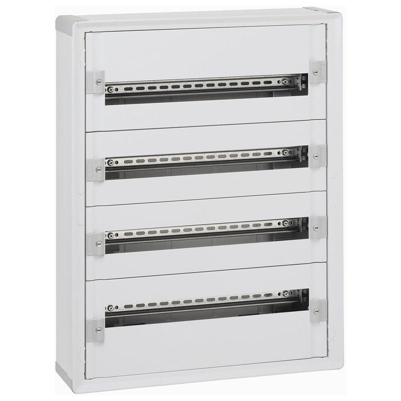 LEGRAND Wandkast XL³ 160 - 4 rijen gebruiksklaar - kunststof - 96 modules 020054