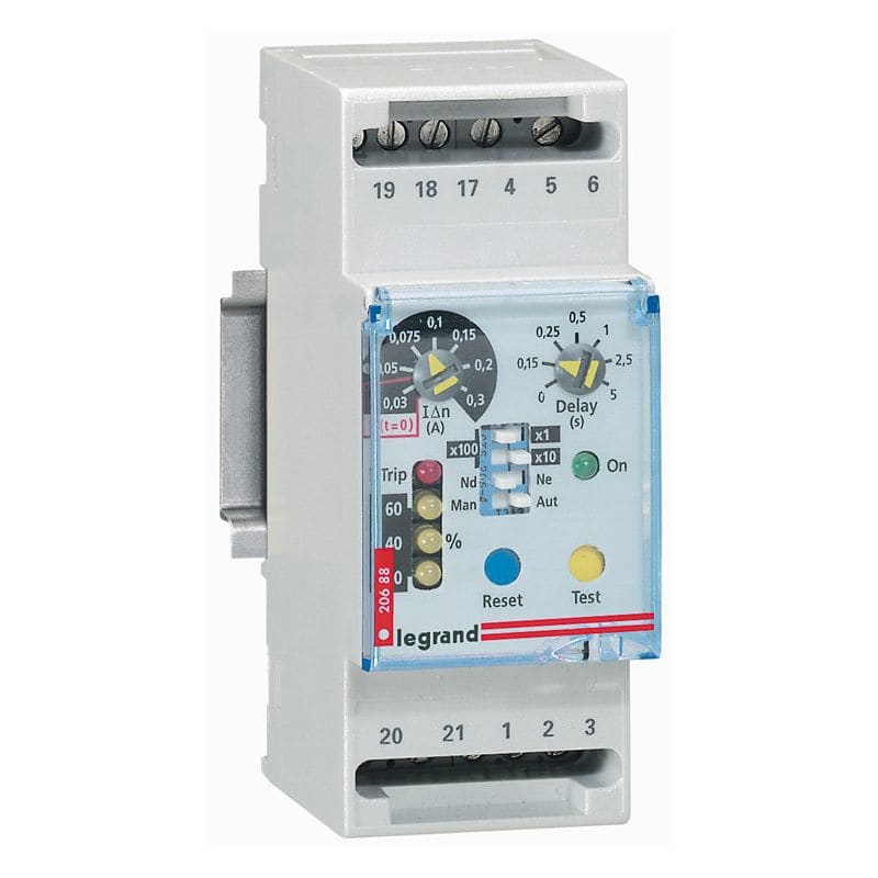 LEGRAND Differentieelrelais voor DPX Opklikbaar op DIN rail 026088