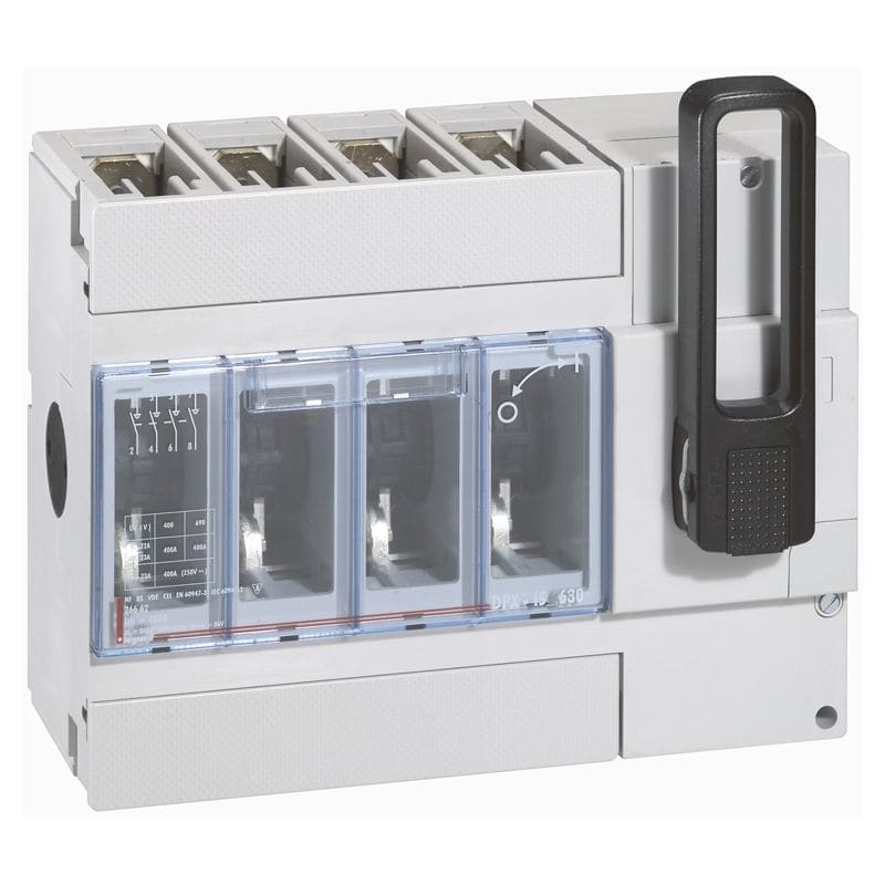 LEGRAND Lastschakelaar - 4 P - 400 A DPX-IS 630 - frontaal 026662