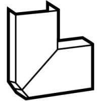 LEGRAND Variabele platte hoek DLP lijst 40 x 25 mm - wit 030288