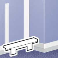 LEGRAND Einddeksel voor DLP bovenplint 75 x 20 mm - wit 030300