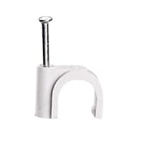 LEGRAND Hechtklem Fixfor ronde kabel diam. 7mm -wit- spijker 25mm 031556